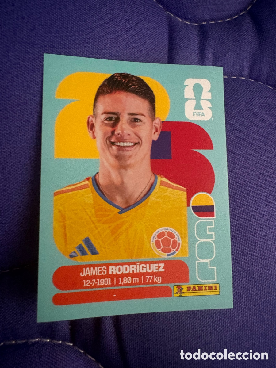 Cromos de f&uacute;tbol: COL 14 JAMES RODRIGUEZ COLOMBIA MUNDIAL FIFA WORLD CUP 2026 26 PANINI STICKERS NUEVO