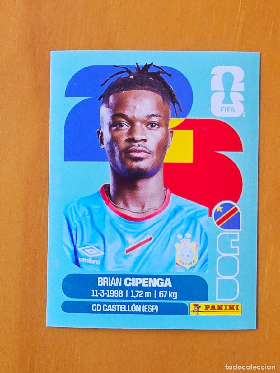 Cromos de f&uacute;tbol: COD 17 Brian Cipenga, Rep&uacute;blica Democr&aacute;tica del Congo, Panini FIFA World Cup Mundial 2026 Sticker