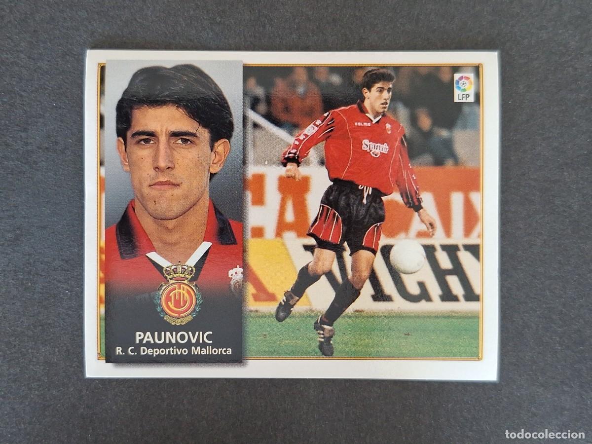 Cromos de f&uacute;tbol: L4 PAUNOVIC R. C. D. MALLORCA LIGA ESTE 1998 1999 98 99 NUNCA PEGADO SIN PEGAR