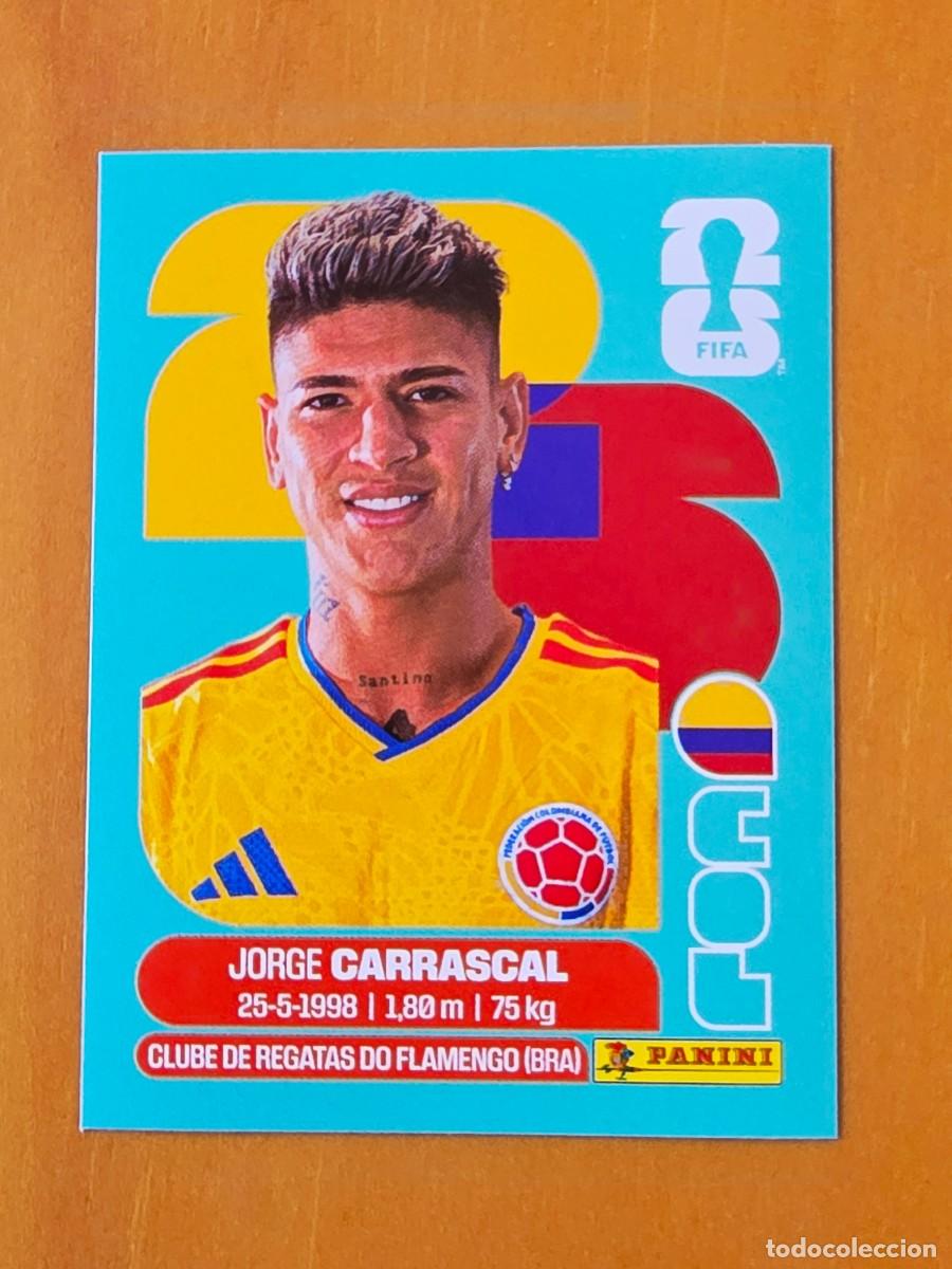 Cromos de f&uacute;tbol: COL 16 Jorge Carrascal, Colombia, Panini FIFA World Cup Mundial 2026 Sticker