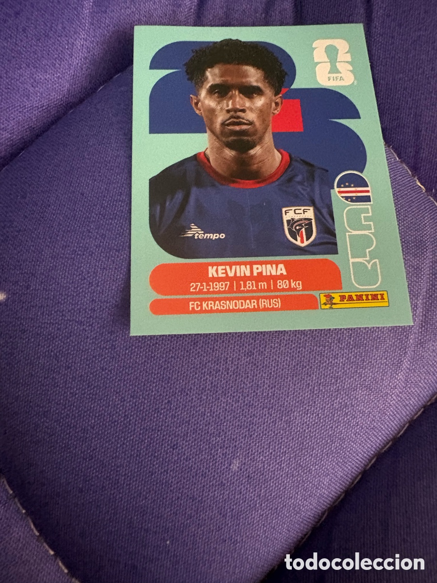 Cromos de f&uacute;tbol: Fifa World Cup 26 Mundial 2026 CPV 10 Cabo Verde Kevin Pina