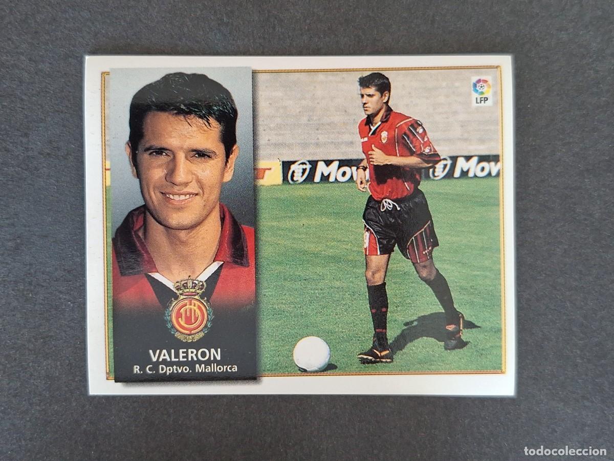 Cromos de f&uacute;tbol: L4 VALERON R. C. D. MALLORCA LIGA ESTE 1998 1999 98 99 NUNCA PEGADO SIN PEGAR