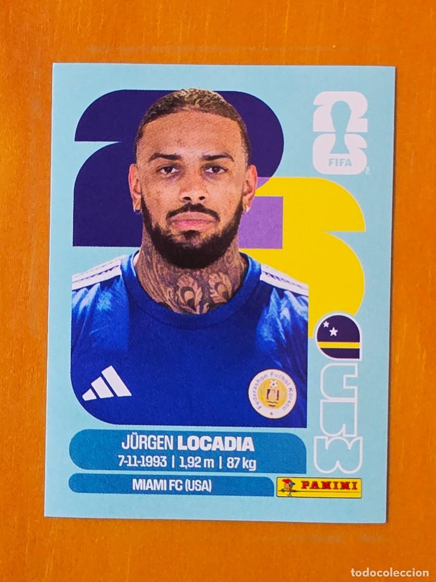Cromos de f&uacute;tbol: CUW 17 J&uuml;rgen Locadia, Curazao, Panini FIFA World Cup Mundial 2026 Sticker