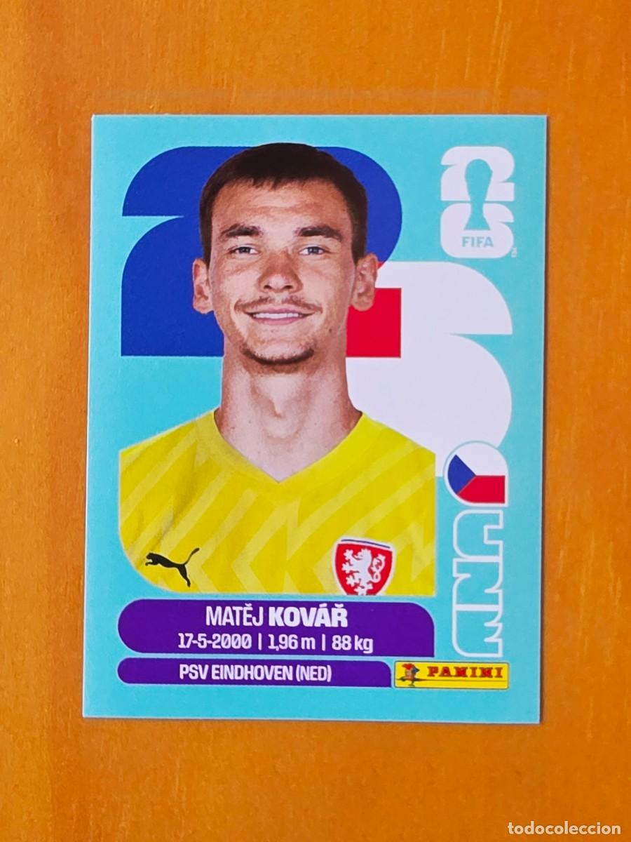 Cromos de f&uacute;tbol: CZE 2 Mat&eacute;j Kov&aacute;ř, Rep&uacute;blica Checa Chequia, Panini FIFA World Cup Mundial 2026 Sticker