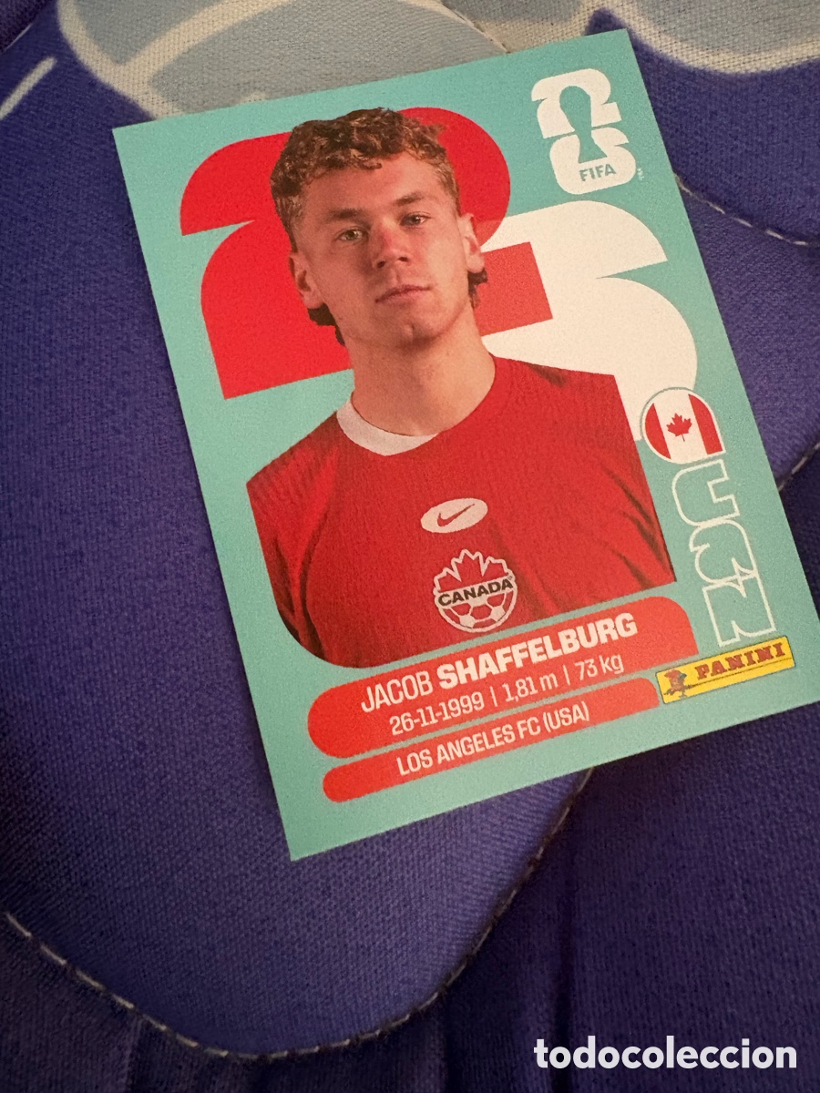 Cromos de f&uacute;tbol: CAN14 CAN 14 Jacob Shaffelburg Canad&aacute; Sticker Cromo FIFA World Cup 2026 26 Panini Mundial