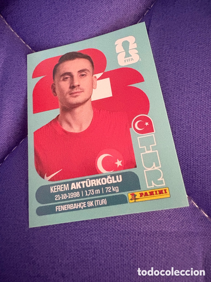 Cromos de f&uacute;tbol: Panini Mundial Fifa World cup 2026 26 sticker - TUR 19 Akt&uuml;rkoglu