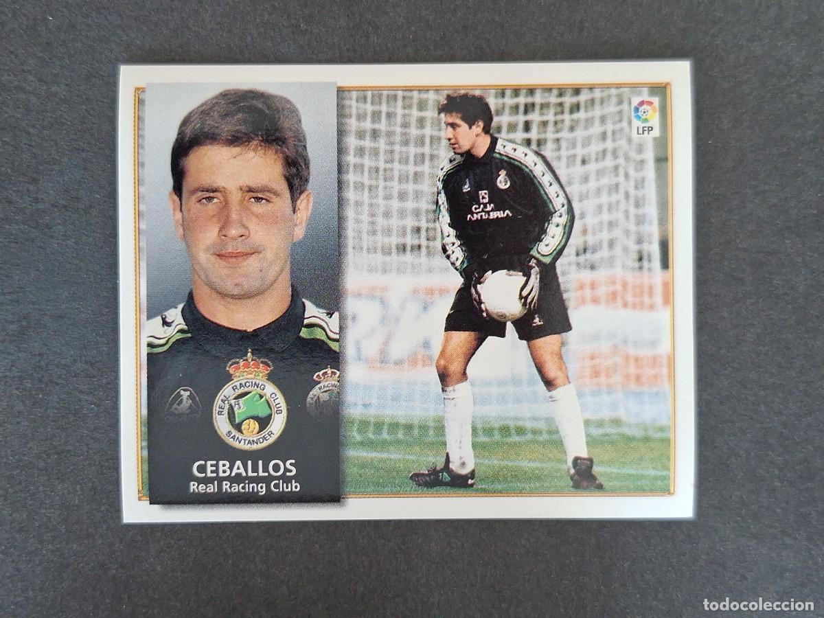 Cromos de f&uacute;tbol: L4 CEBALLOS RACING DE SANTANDER LIGA ESTE 1998 1999 98 99 NUNCA PEGADO SIN PEGAR