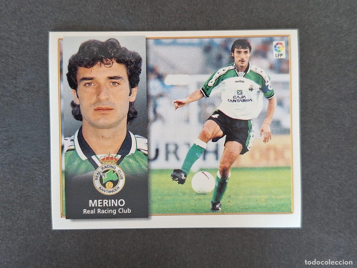 Cromos de f&uacute;tbol: L4 MERINO RACING DE SANTANDER LIGA ESTE 1998 1999 98 99 NUNCA PEGADO SIN PEGAR
