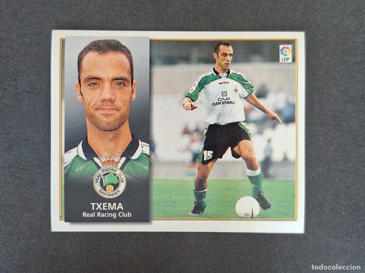 Cromos de f&uacute;tbol: L4 TXEMA RACING DE SANTANDER LIGA ESTE 1998 1999 98 99 NUNCA PEGADO SIN PEGAR