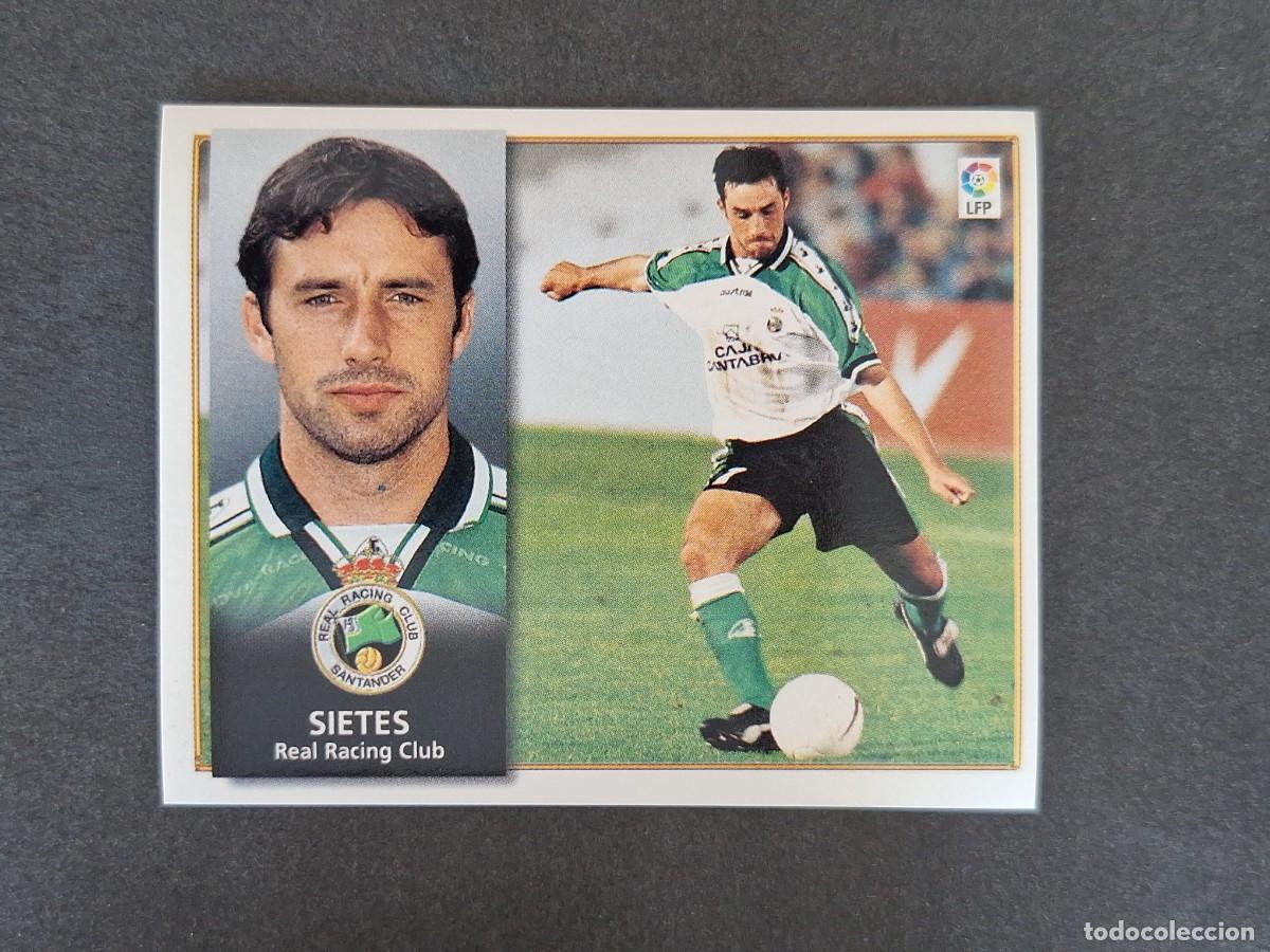 Cromos de f&uacute;tbol: L4 SIETES RACING DE SANTANDER LIGA ESTE 1998 1999 98 99 NUNCA PEGADO SIN PEGAR