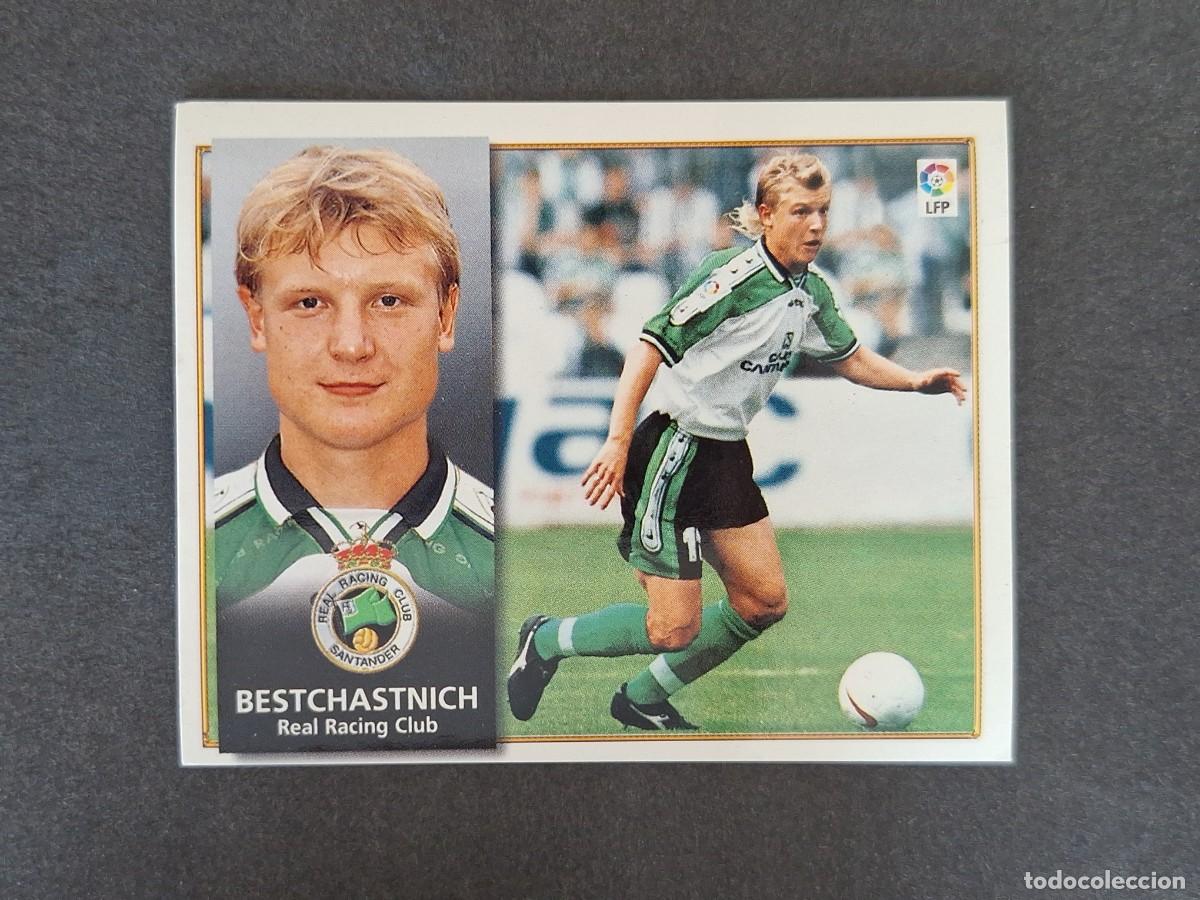 Cromos de f&uacute;tbol: L4 BESTCHASTNICH RACING DE SANTANDER LIGA ESTE 1998 1999 98 99 NUNCA PEGADO SIN PEGAR