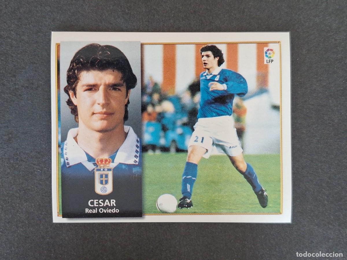 Cromos de f&uacute;tbol: L4 CESAR REAL OVIEDO LIGA ESTE 1998 1999 98 99 NUNCA PEGADO SIN PEGAR