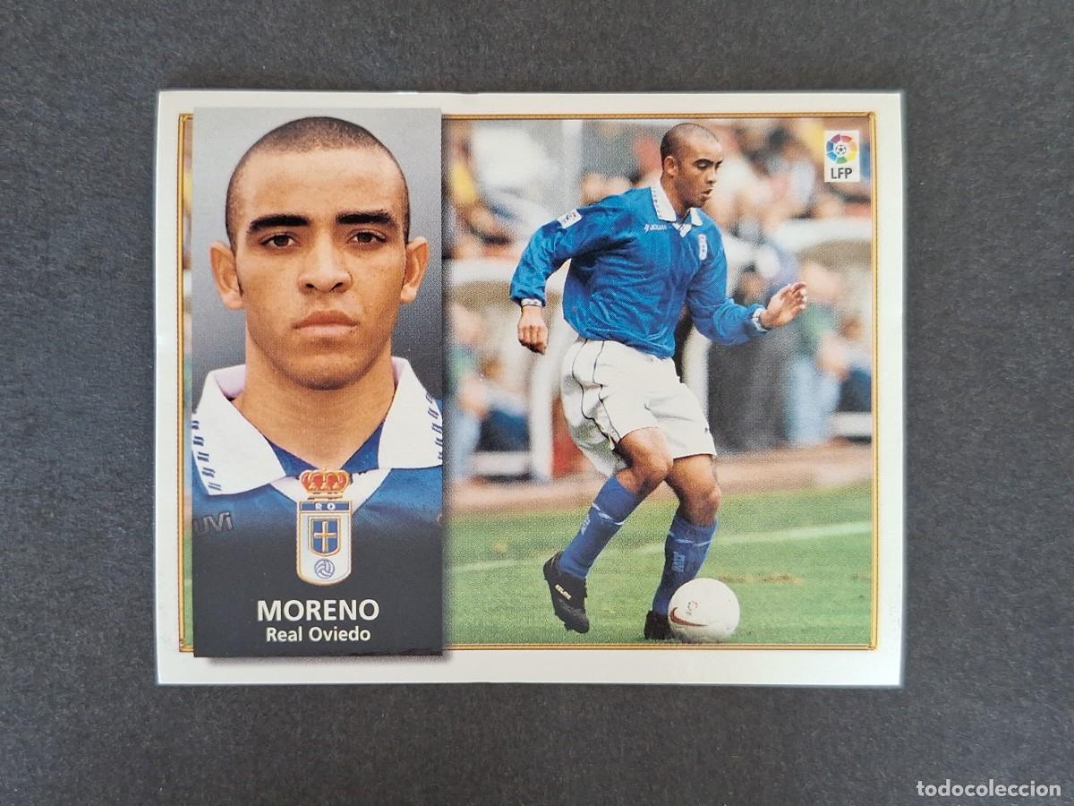 Cromos de f&uacute;tbol: L4 MORENO REAL OVIEDO LIGA ESTE 1998 1999 98 99 NUNCA PEGADO SIN PEGAR