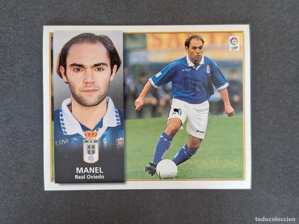 Cromos de f&uacute;tbol: L4 MANEL REAL OVIEDO LIGA ESTE 1998 1999 98 99 NUNCA PEGADO SIN PEGAR