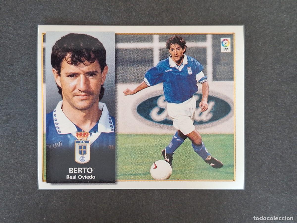 Cromos de f&uacute;tbol: L4 BERTO REAL OVIEDO LIGA ESTE 1998 1999 98 99 NUNCA PEGADO SIN PEGAR