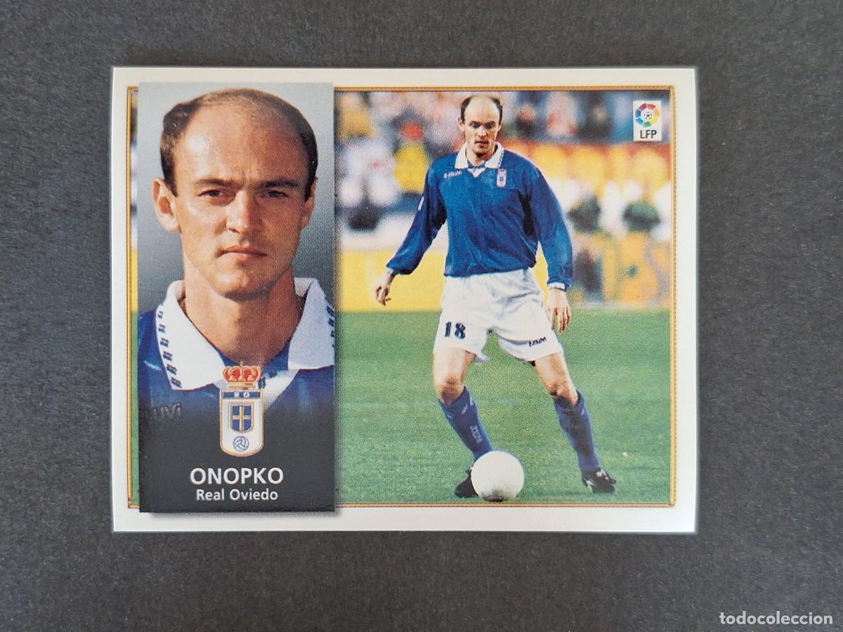 Cromos de f&uacute;tbol: L4 ONOPKO REAL OVIEDO LIGA ESTE 1998 1999 98 99 NUNCA PEGADO SIN PEGAR