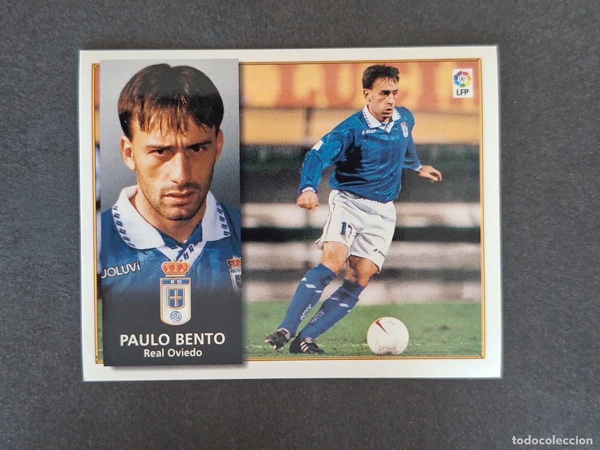 Cromos de f&uacute;tbol: L4 PAULO BENTO REAL OVIEDO LIGA ESTE 1998 1999 98 99 NUNCA PEGADO SIN PEGAR