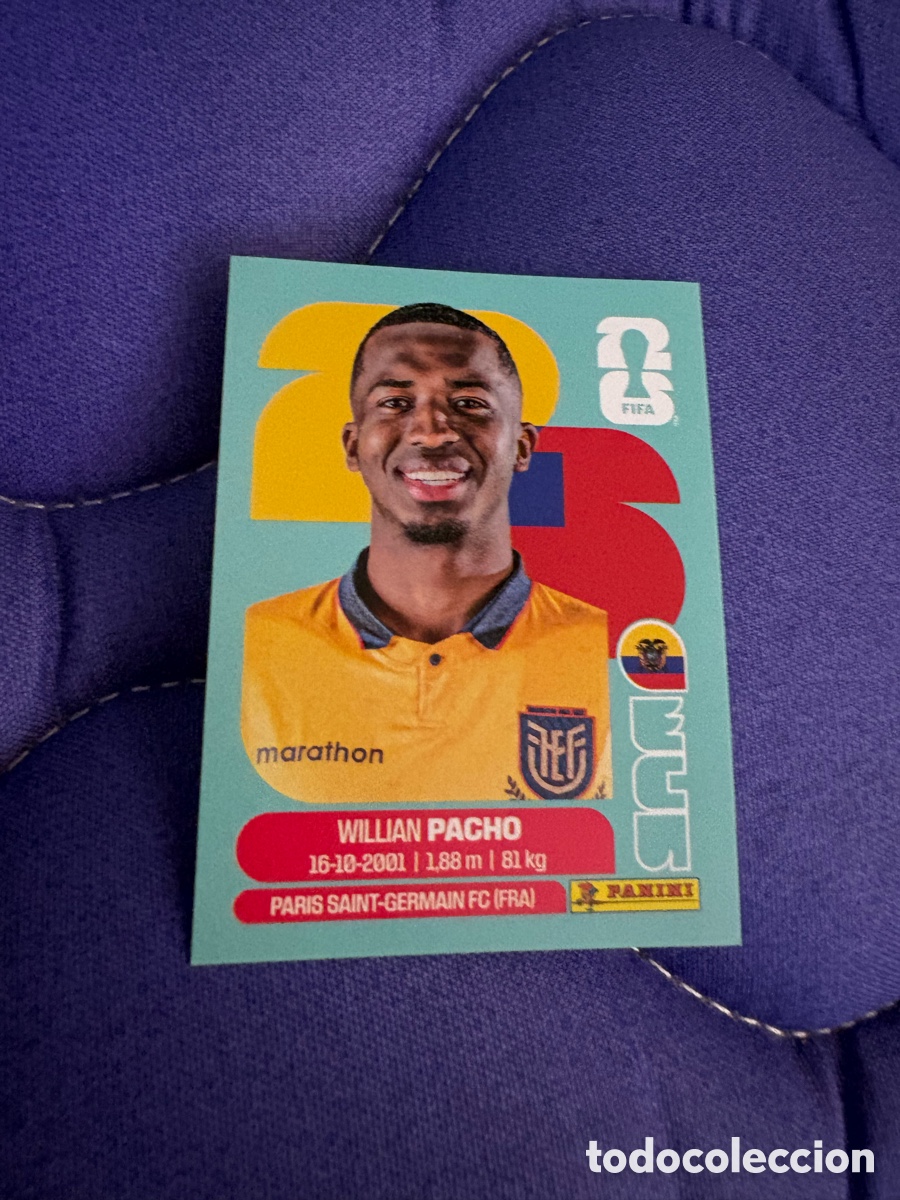 Cromos de f&uacute;tbol: Cromo Mundial Futbol 2026 Panini canada usa Mexico Ecuador Moises Caicedo ECU 9