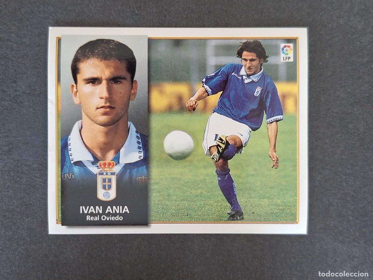 Cromos de f&uacute;tbol: L4 IVAN ANIA REAL OVIEDO LIGA ESTE 1998 1999 98 99 NUNCA PEGADO SIN PEGAR