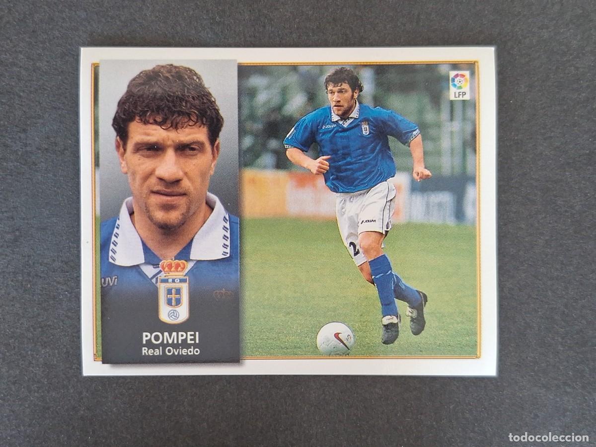 Cromos de f&uacute;tbol: L4 POMPEI REAL OVIEDO LIGA ESTE 1998 1999 98 99 NUNCA PEGADO SIN PEGAR