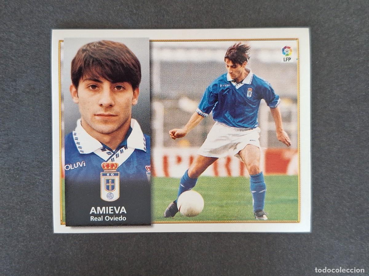 Cromos de f&uacute;tbol: L4 AMIEVA REAL OVIEDO LIGA ESTE 1998 1999 98 99 NUNCA PEGADO SIN PEGAR