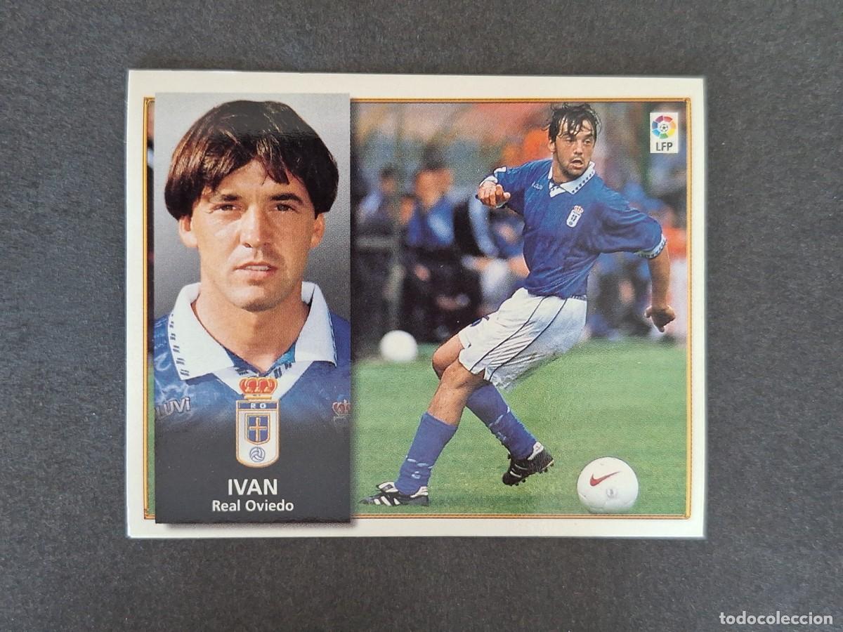 Cromos de f&uacute;tbol: L4 IVAN REAL OVIEDO LIGA ESTE 1998 1999 98 99 NUNCA PEGADO SIN PEGAR