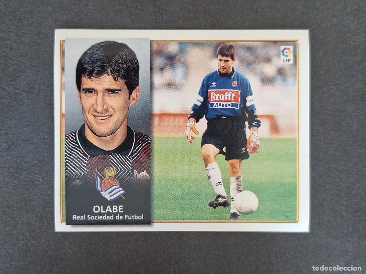 Fu&szlig;ball-Sticker: L4 OLABE REAL SOCIEDAD LIGA ESTE 1998 1999 98 99 NUNCA PEGADO SIN PEGAR