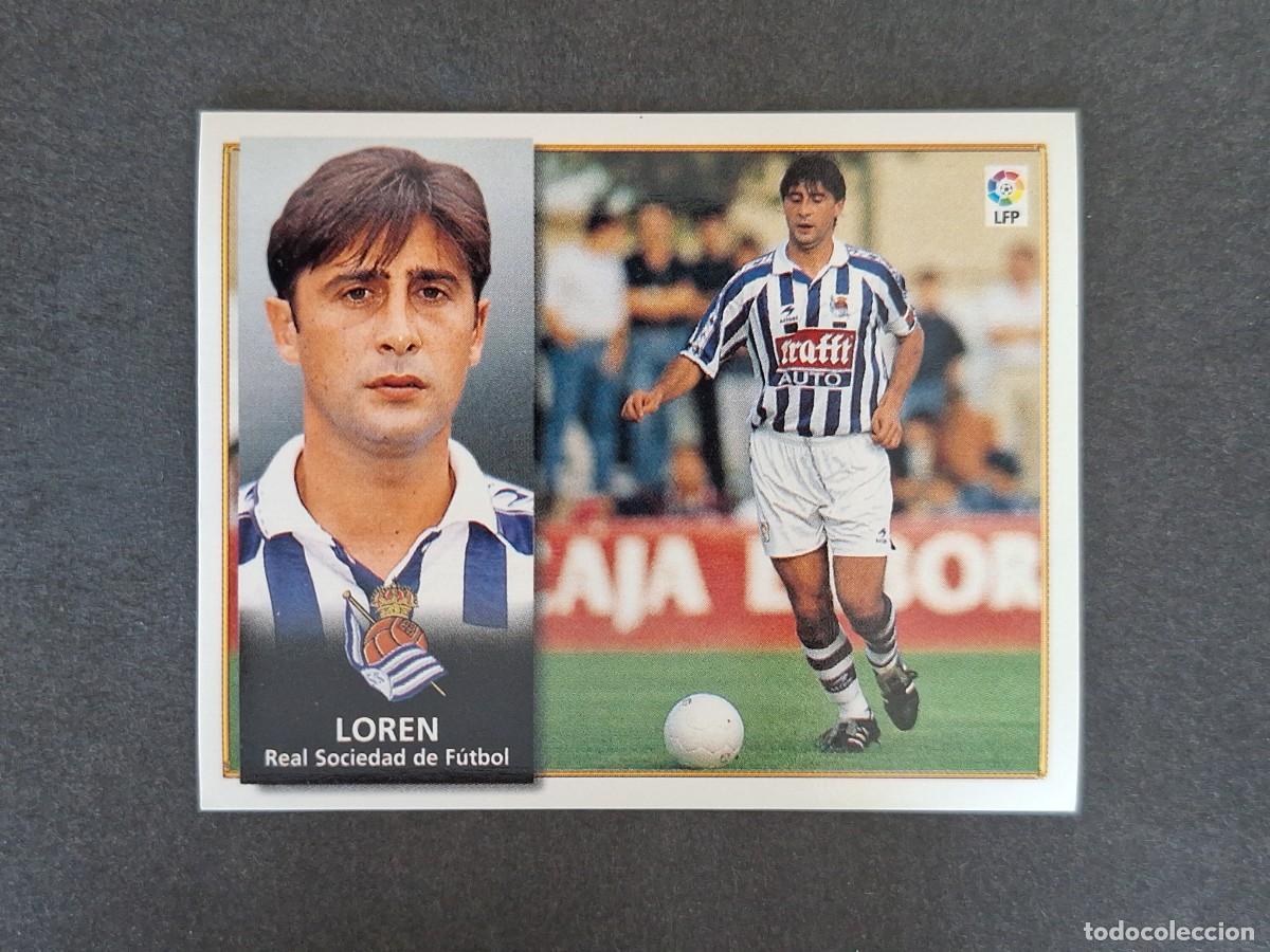 Cartes &agrave; collectionner de Football: L4 LOREN REAL SOCIEDAD LIGA ESTE 1998 1999 98 99 NUNCA PEGADO SIN PEGAR