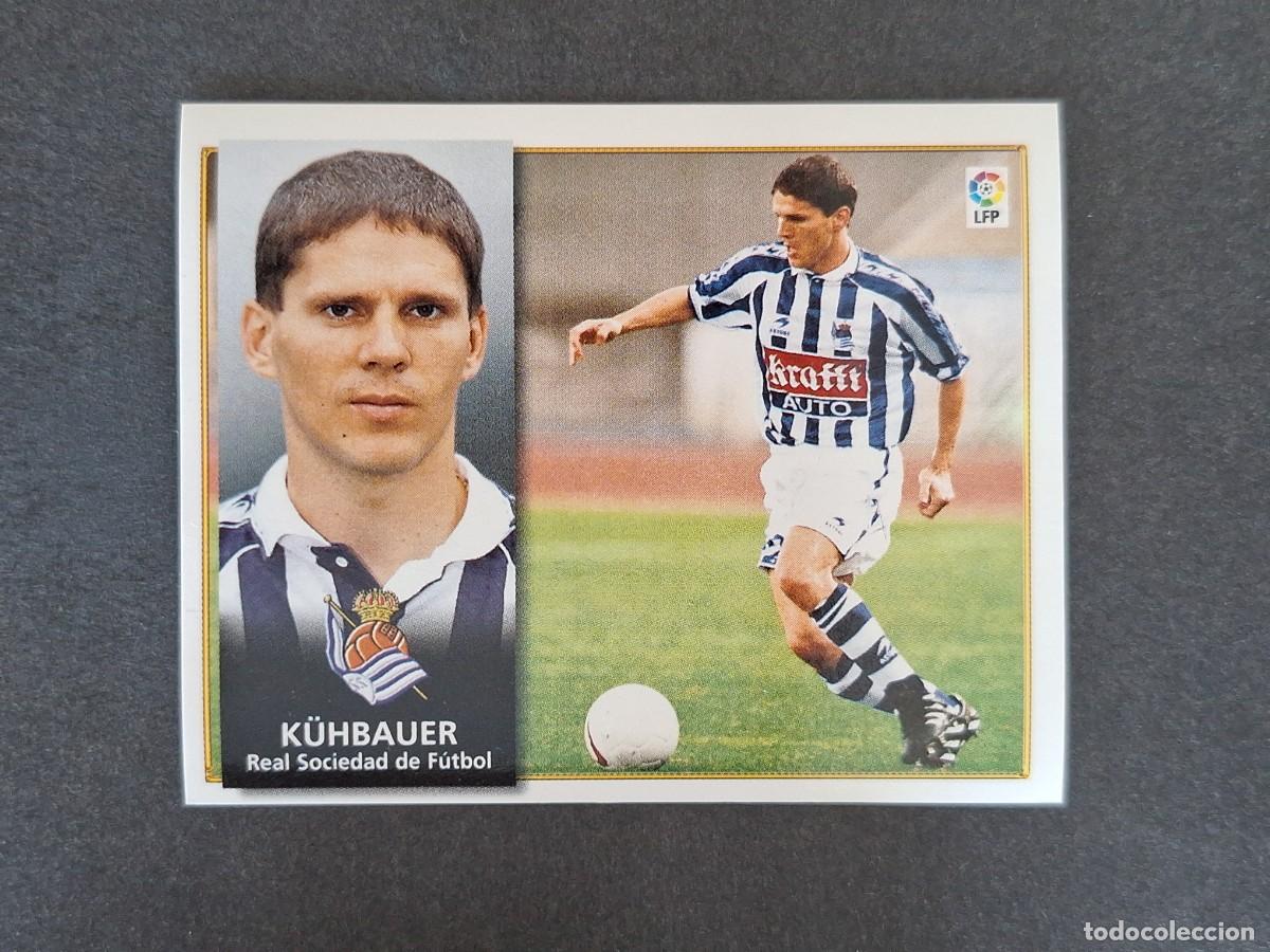 Cromos de Futebol: L4 K&Uuml;HBAUER REAL SOCIEDAD LIGA ESTE 1998 1999 98 99 NUNCA PEGADO SIN PEGAR