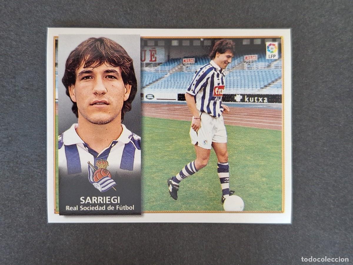 Cromos de Futebol: L4 SARRIEGI REAL SOCIEDAD LIGA ESTE 1998 1999 98 99 NUNCA PEGADO SIN PEGAR
