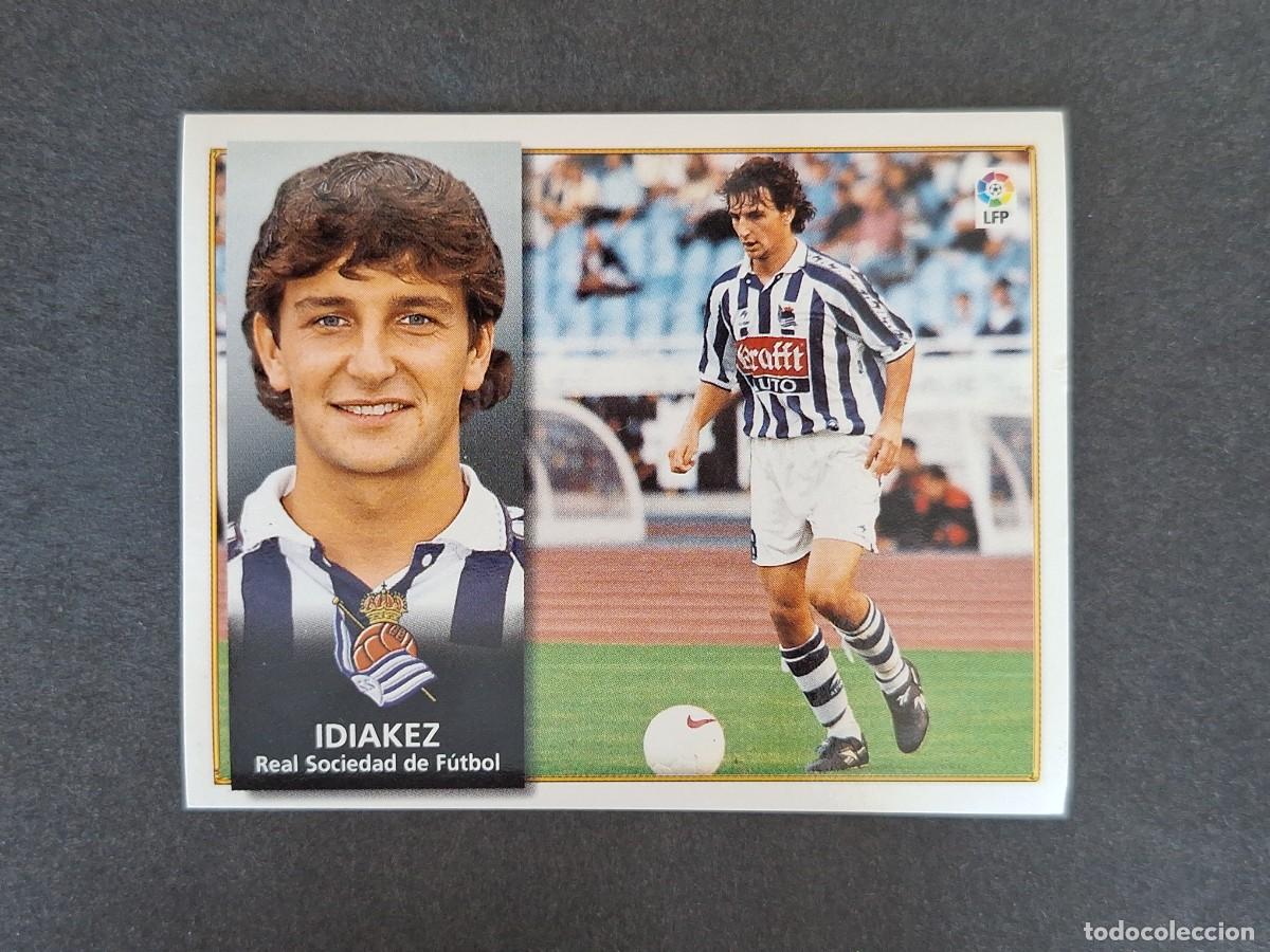 Fu&szlig;ball-Sticker: L4 IDIAKEZ REAL SOCIEDAD LIGA ESTE 1998 1999 98 99 NUNCA PEGADO SIN PEGAR