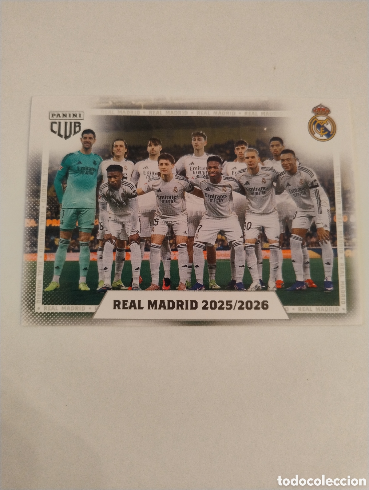 Fu&szlig;ball-Sticker: 2 - Alineaci&oacute;n - Real Madrid - Panini Club 2025 - 2026