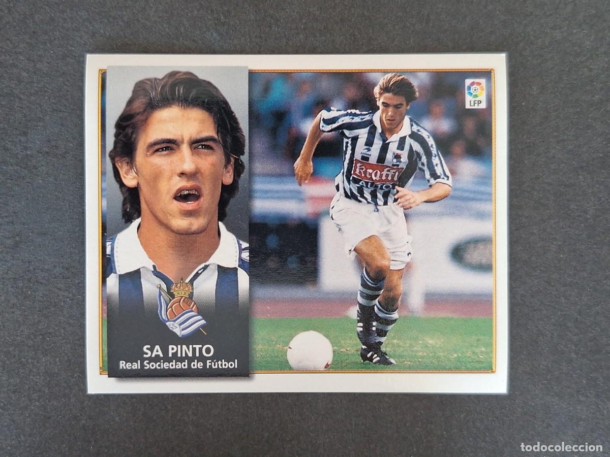 Fu&szlig;ball-Sticker: L4 SA PINTO REAL SOCIEDAD LIGA ESTE 1998 1999 98 99 NUNCA PEGADO SIN PEGAR
