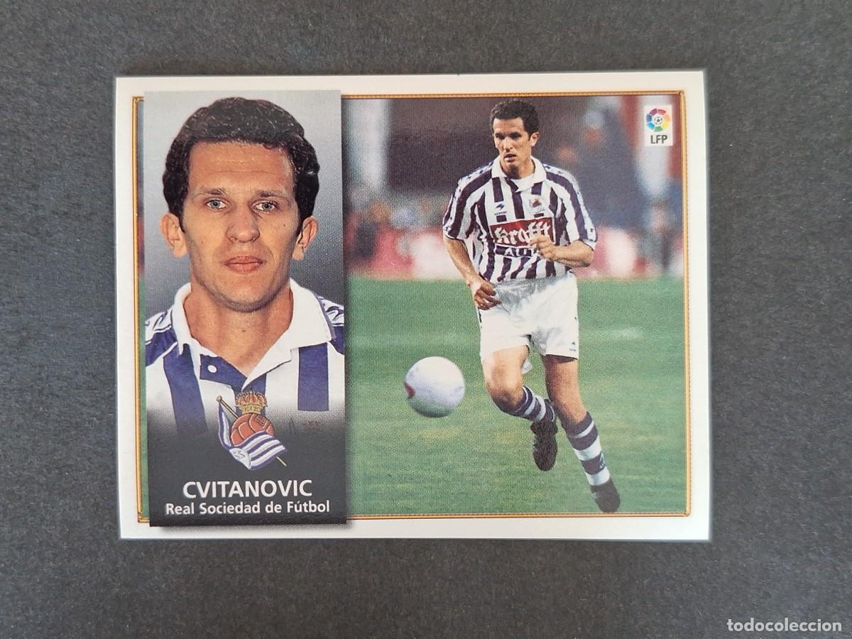 Fu&szlig;ball-Sticker: L4 CVITANOVIC REAL SOCIEDAD LIGA ESTE 1998 1999 98 99 NUNCA PEGADO SIN PEGAR