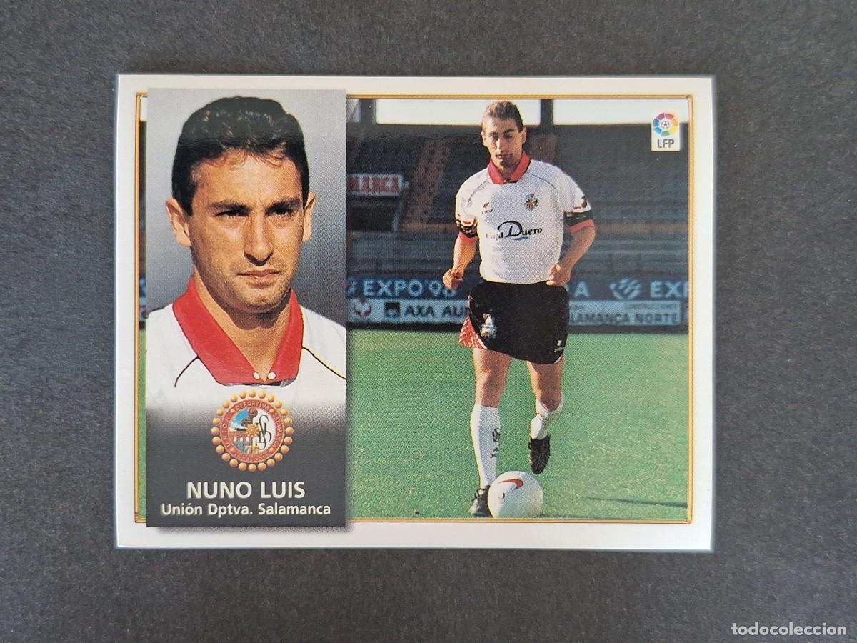 Cromos de f&uacute;tbol: L4 NUNO LUIS U. D. SALAMANCA LIGA ESTE 1998 1999 98 99 NUNCA PEGADO SIN PEGAR
