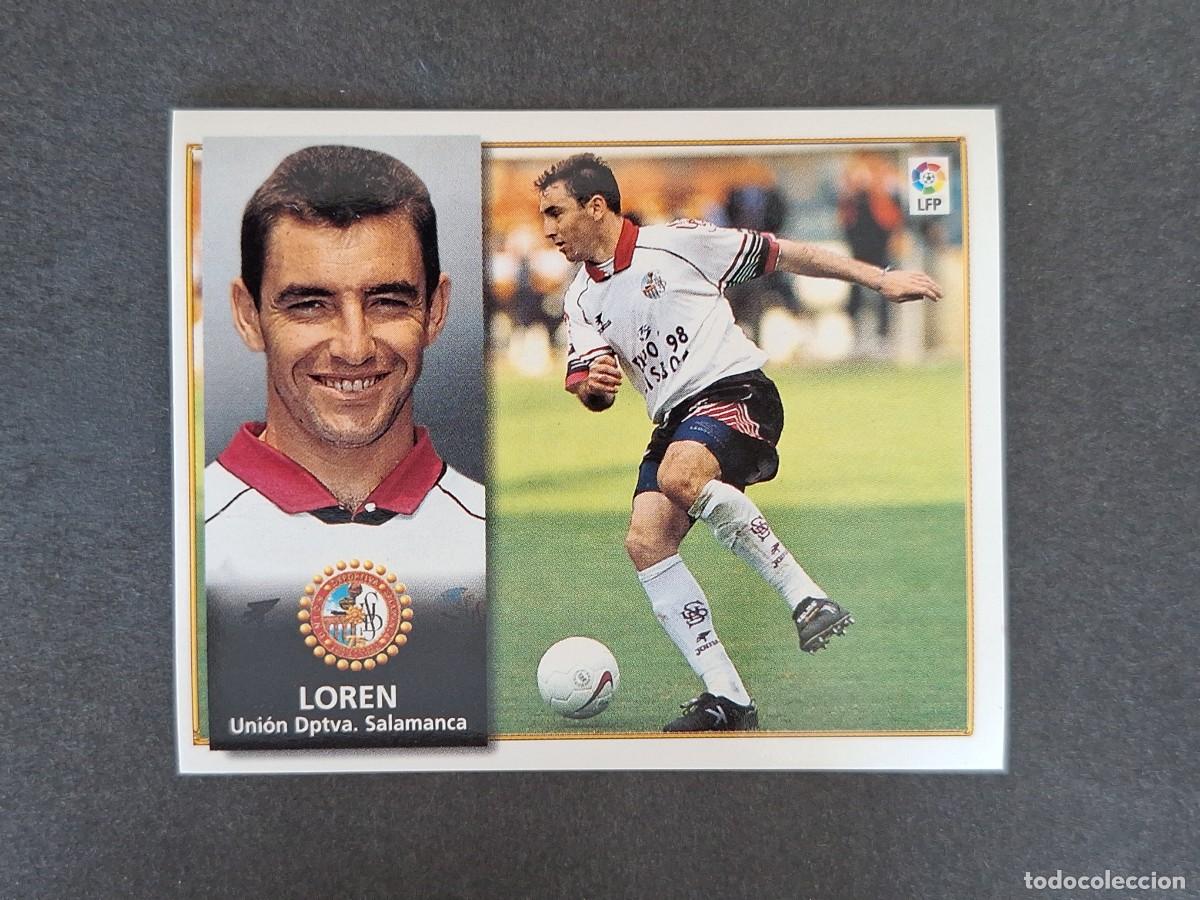 Cromos de f&uacute;tbol: L4 LOREN U. D. SALAMANCA LIGA ESTE 1998 1999 98 99 NUNCA PEGADO SIN PEGAR