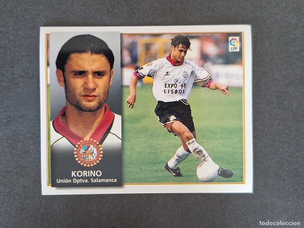 Cromos de f&uacute;tbol: L4 KORINO U. D. SALAMANCA LIGA ESTE 1998 1999 98 99 NUNCA PEGADO SIN PEGAR