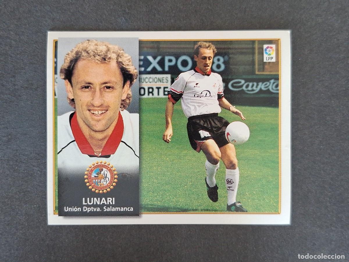 Cromos de f&uacute;tbol: L4 LUNARI U. D. SALAMANCA LIGA ESTE 1998 1999 98 99 NUNCA PEGADO SIN PEGAR