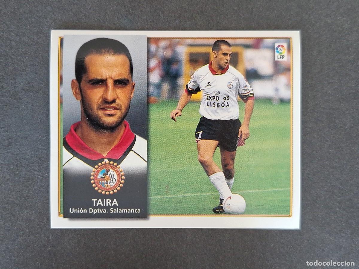 Cromos de f&uacute;tbol: L4 TAIRA U. D. SALAMANCA LIGA ESTE 1998 1999 98 99 NUNCA PEGADO SIN PEGAR