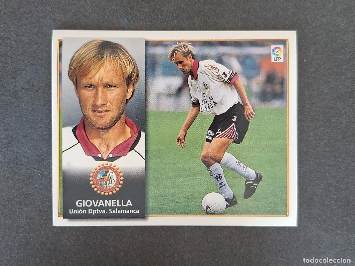 Cromos de f&uacute;tbol: L4 GIOVANELLA U. D. SALAMANCA LIGA ESTE 1998 1999 98 99 NUNCA PEGADO SIN PEGAR