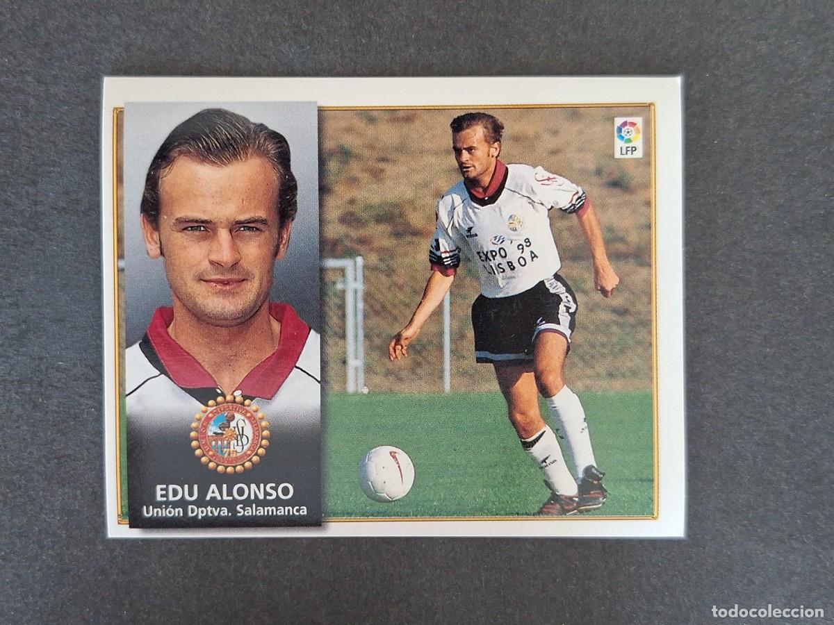 Cromos de f&uacute;tbol: L4 EDU ALONSO U. D. SALAMANCA LIGA ESTE 1998 1999 98 99 NUNCA PEGADO SIN PEGAR