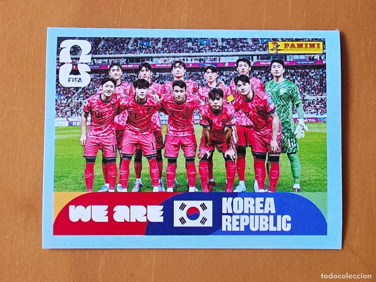Cromos de f&uacute;tbol: KOR 13 Alineaci&oacute;n equipo plantilla, Corea del Sur, Panini FIFA World Cup Mundial 2026 Sticker