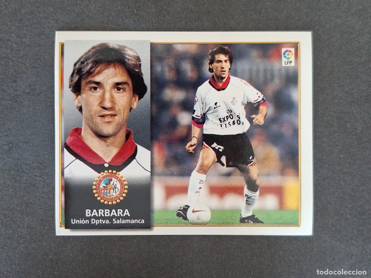Cromos de f&uacute;tbol: L4 BARBARA U. D. SALAMANCA LIGA ESTE 1998 1999 98 99 NUNCA PEGADO SIN PEGAR