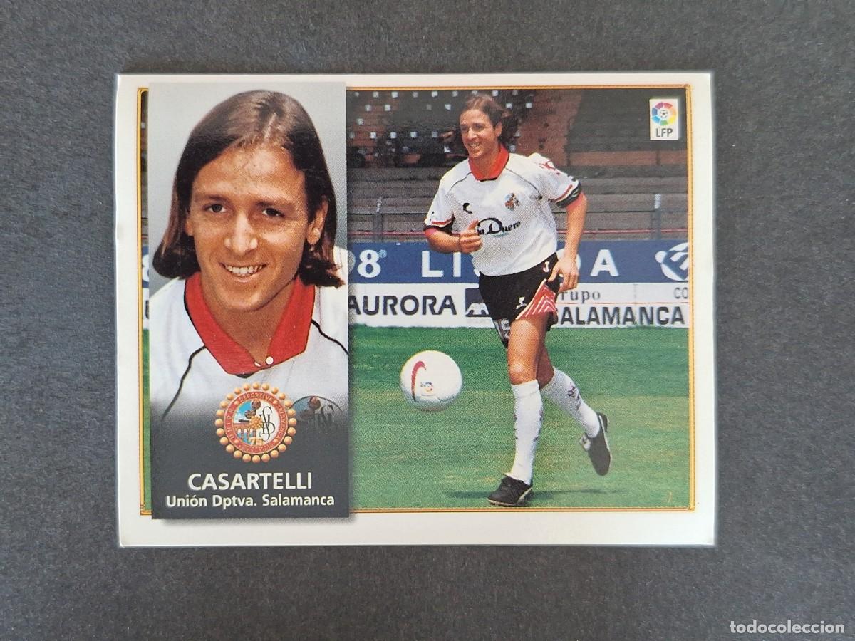 Cromos de f&uacute;tbol: L4 CASARTELLI U. D. SALAMANCA LIGA ESTE 1998 1999 98 99 NUNCA PEGADO SIN PEGAR