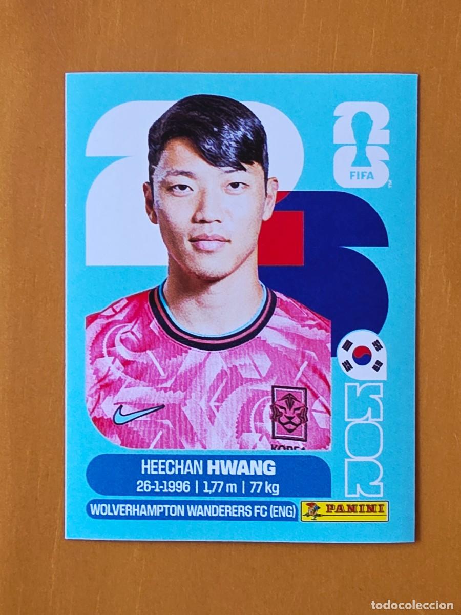 Cromos de f&uacute;tbol: KOR 19 Heechan Hwang, Corea del Sur, Panini FIFA World Cup Mundial 2026 Sticker