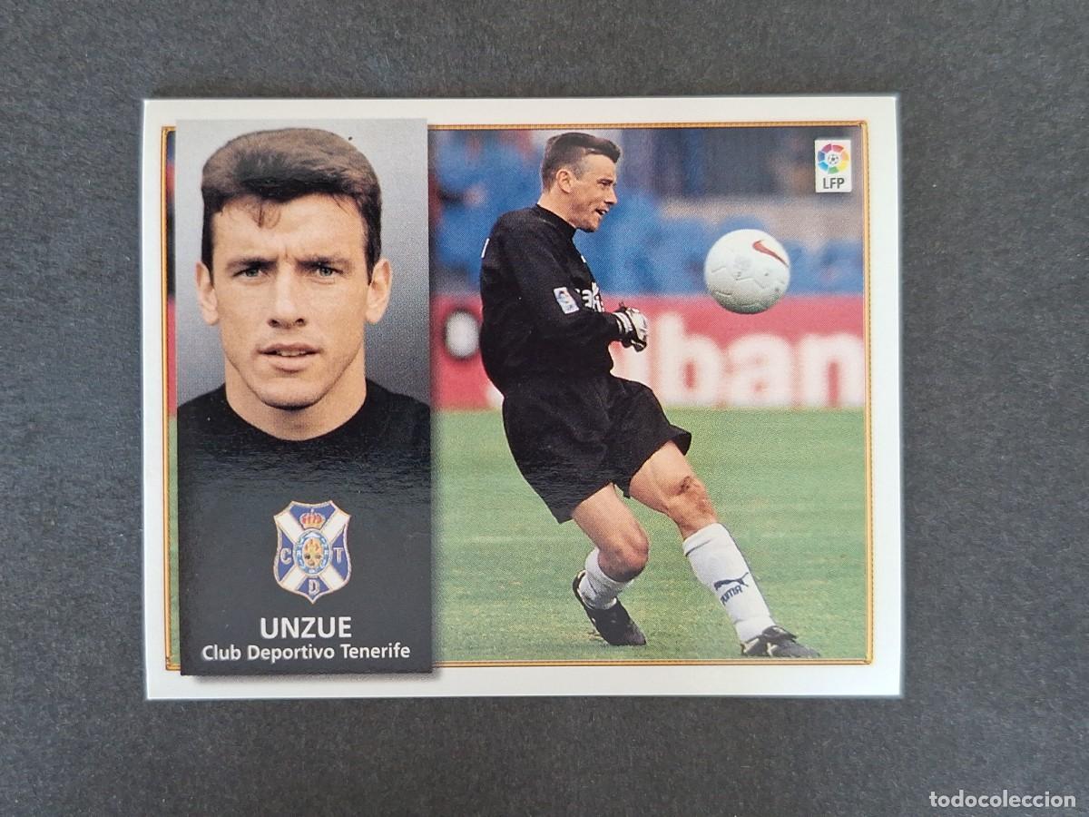 Cromos de f&uacute;tbol: L4 UNZUE C. D. TENERIFE LIGA ESTE 1998 1999 98 99 NUNCA PEGADO SIN PEGAR