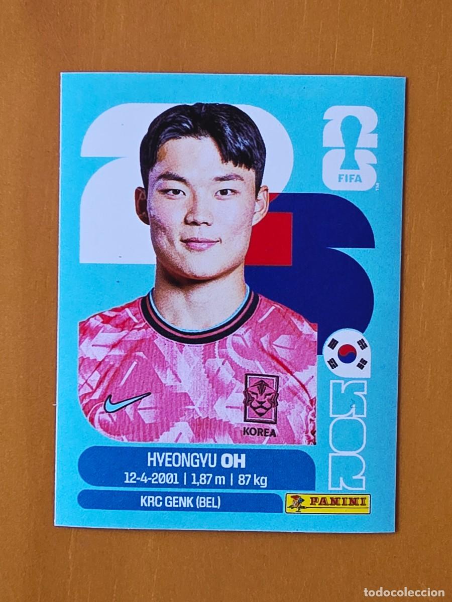 Cromos de f&uacute;tbol: KOR 20 Hyengyu Oh, Corea del Sur, Panini FIFA World Cup Mundial 2026 Sticker