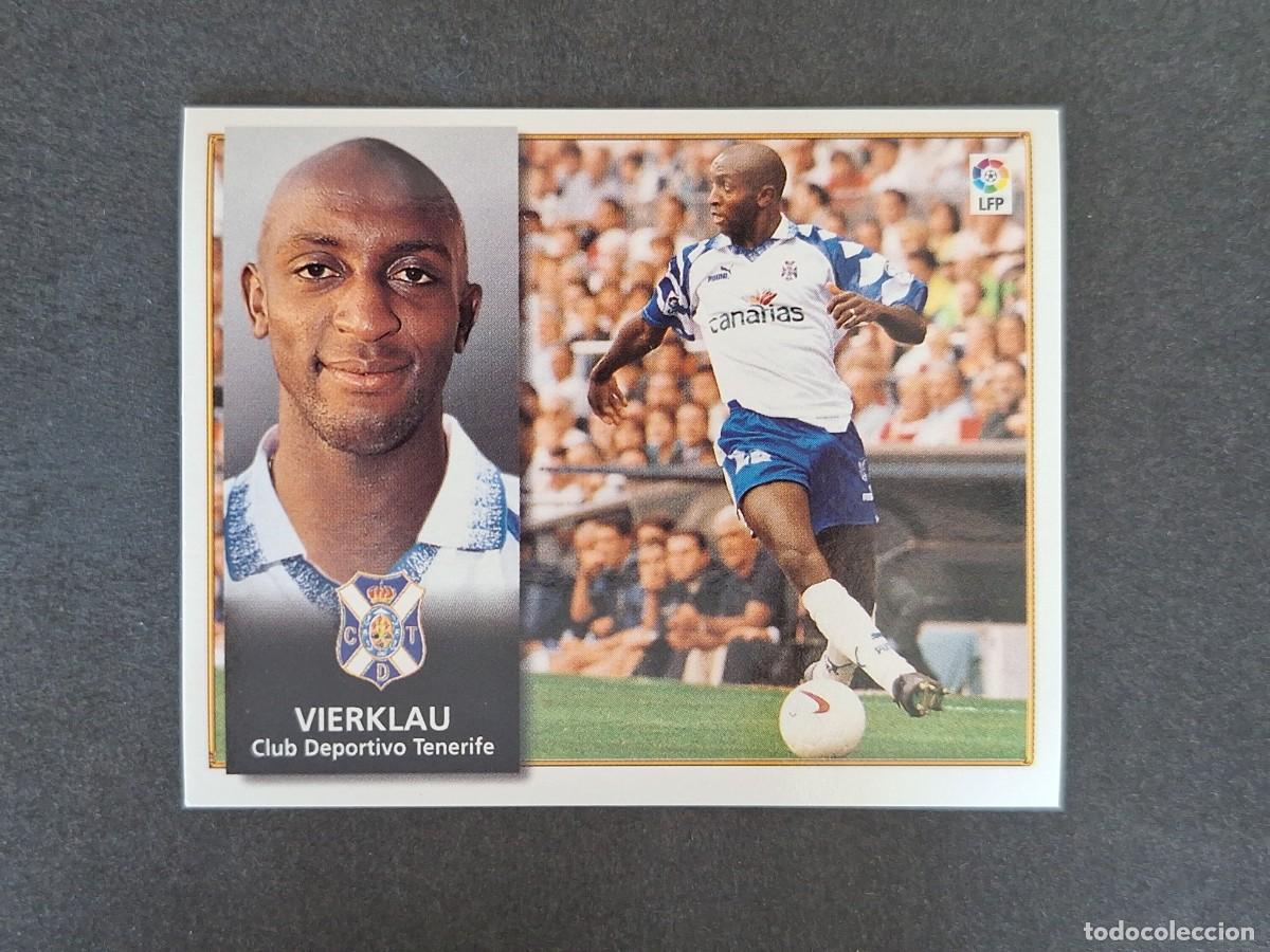 Cromos de f&uacute;tbol: L4 VIERKLAU C. D. TENERIFE LIGA ESTE 1998 1999 98 99 NUNCA PEGADO SIN PEGAR