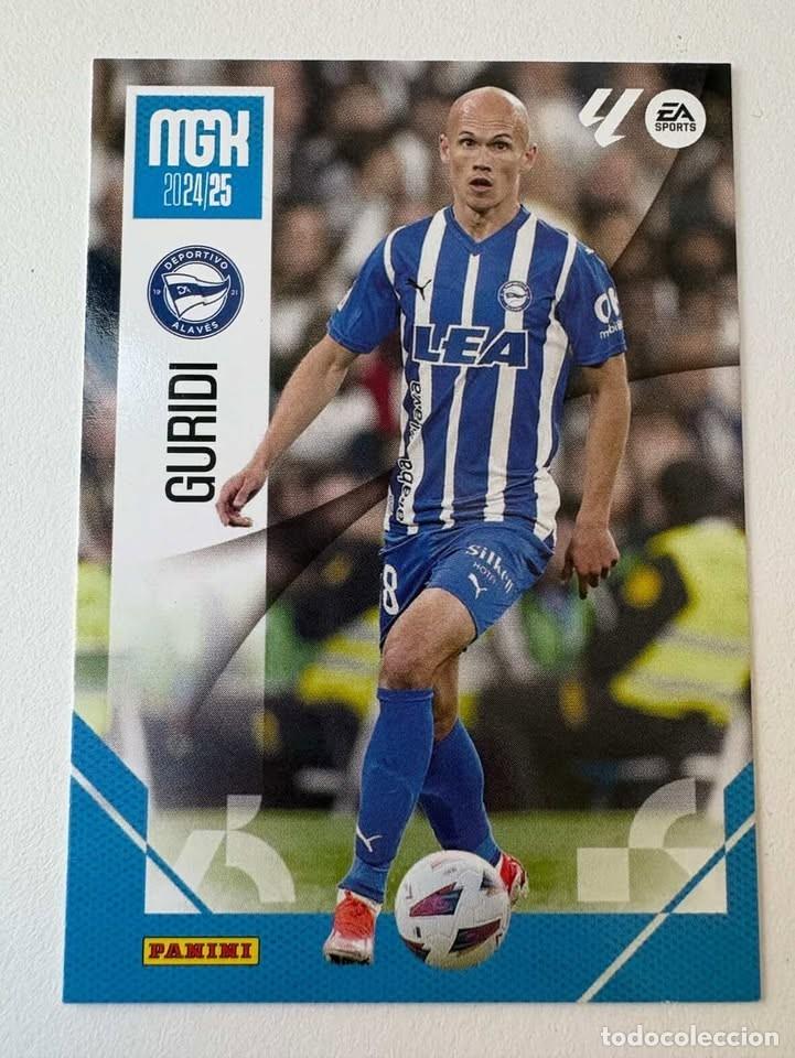 Cromos de f&uacute;tbol: Carta Guridi Alav&eacute;s 32 Megacracks 2024-25