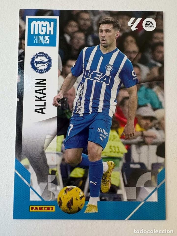 Cromos de f&uacute;tbol: Carta Alkain Alav&eacute;s 35 Megacracks 2024-25